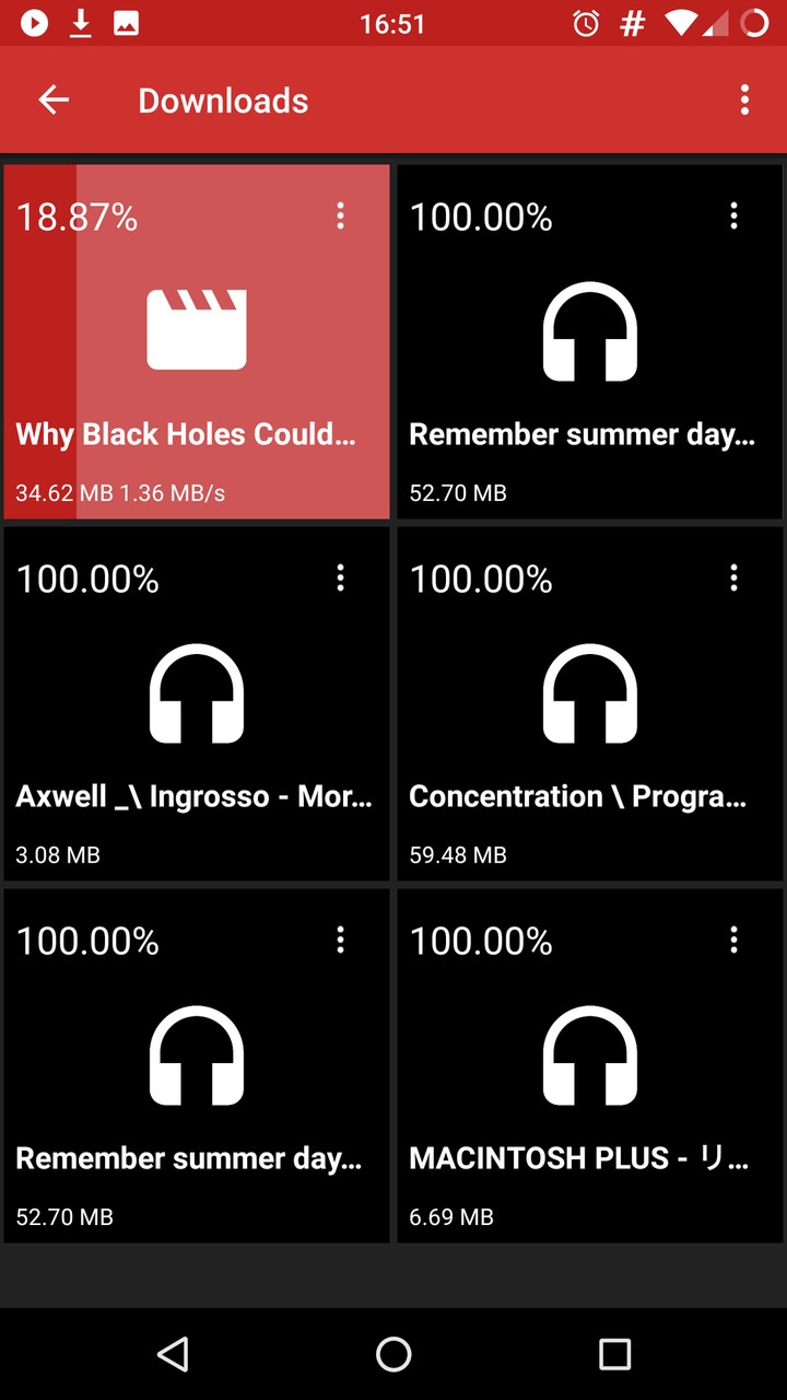 Скриншот 2 программы NewPipe