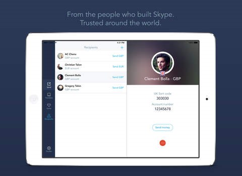 Скриншот 5 программы TransferWise