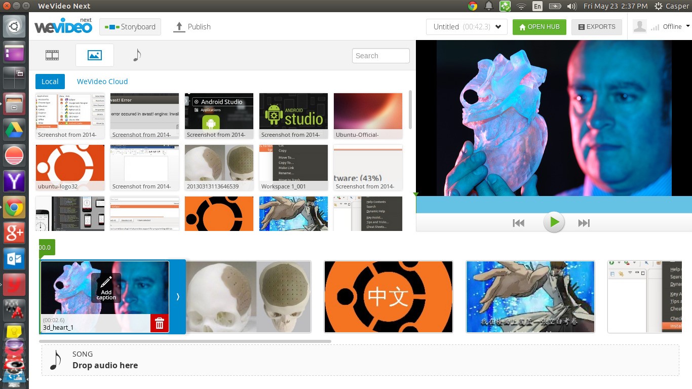 Скриншот 4 программы WeVideo