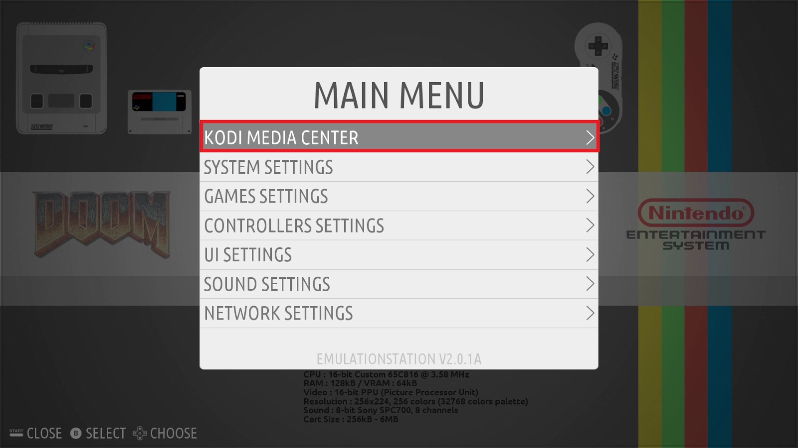 Скриншот 2 программы recalboxOS