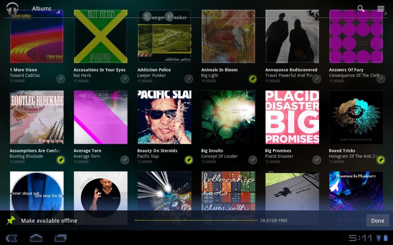Скриншот 6 программы Google Play Music
