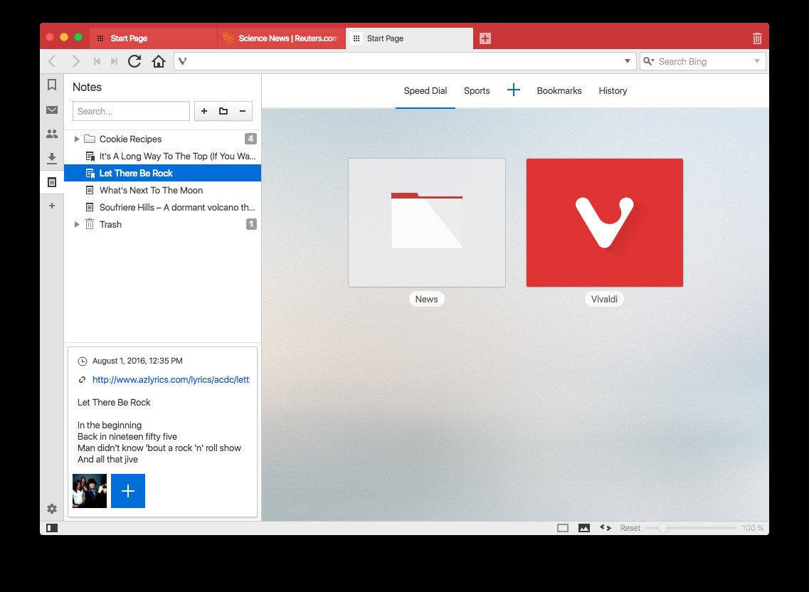 Скриншот 4 программы Vivaldi Browser