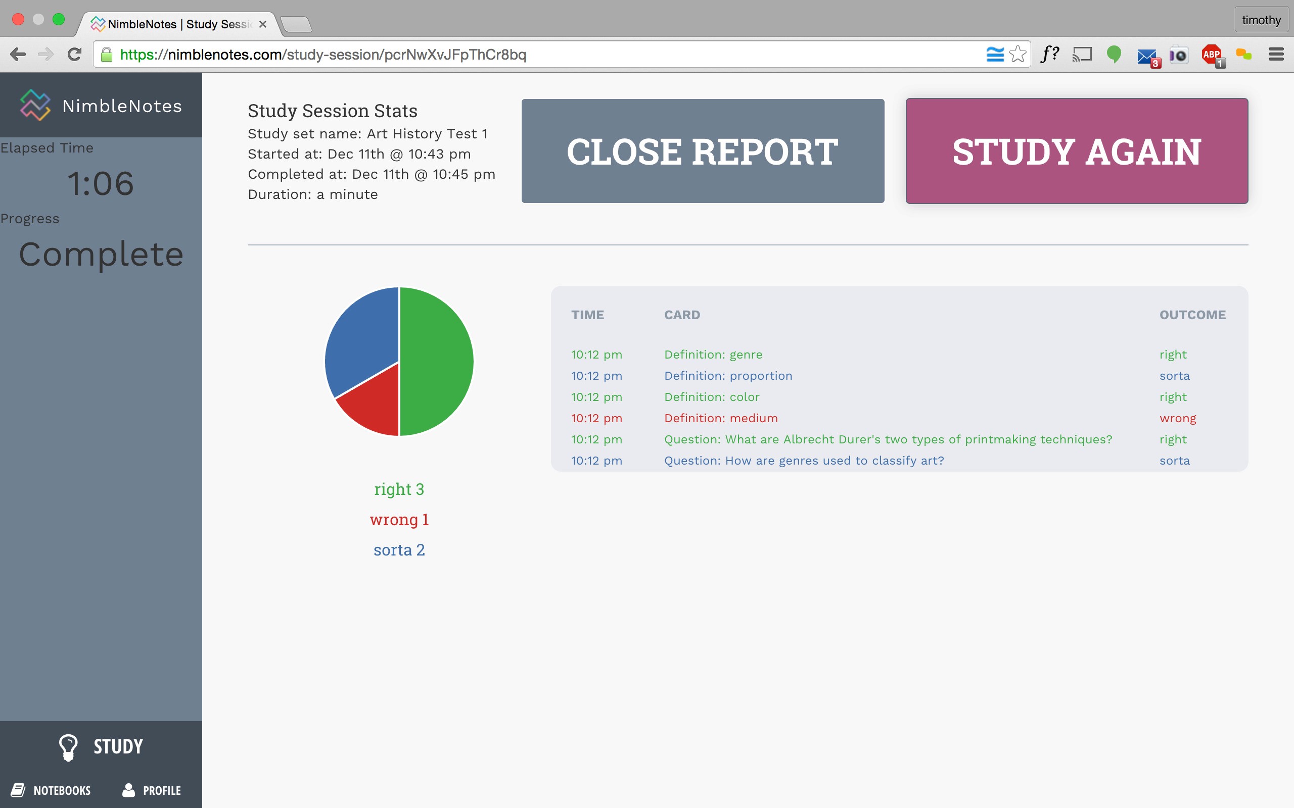 Скриншот 2 программы NimbleNotes
