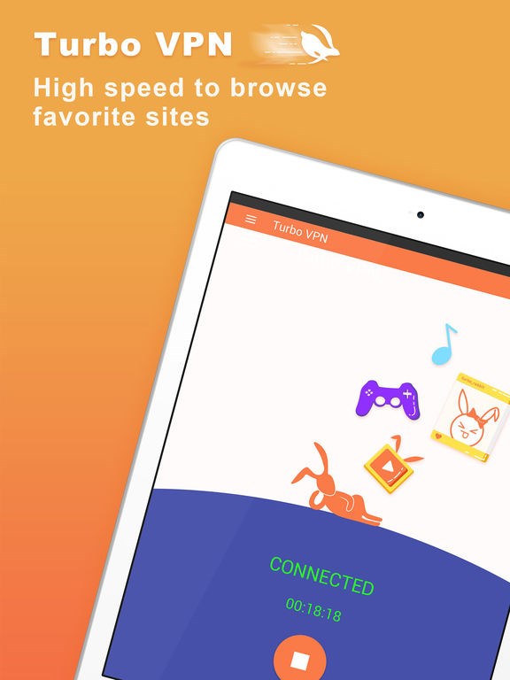 Скриншот 1 программы Turbo VPN