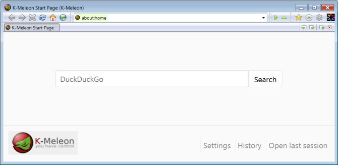 Скриншот 6 программы K-Meleon