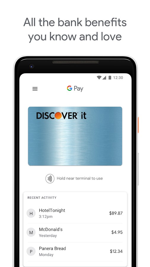 Скриншот 3 программы Google Pay
