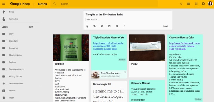Скриншот 6 программы Google Keep