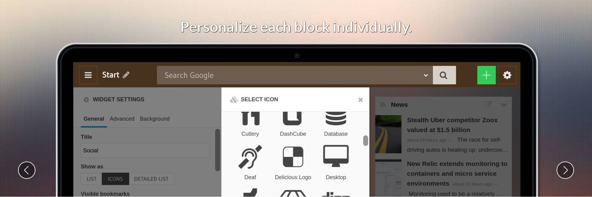 Скриншот 3 программы start.me