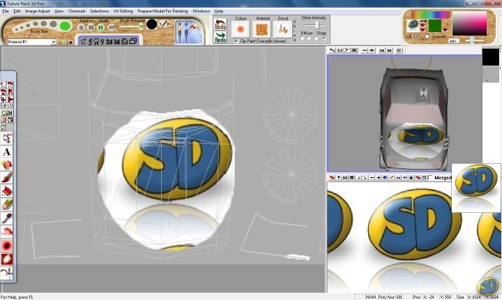 Скриншот 4 программы Future Paint 3d