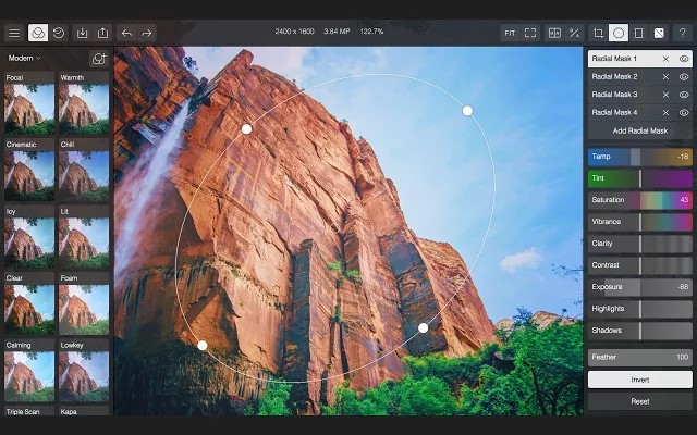 Скриншот 2 программы Polarr