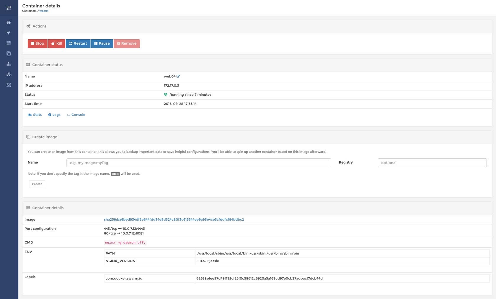 Скриншот 3 программы Portainer