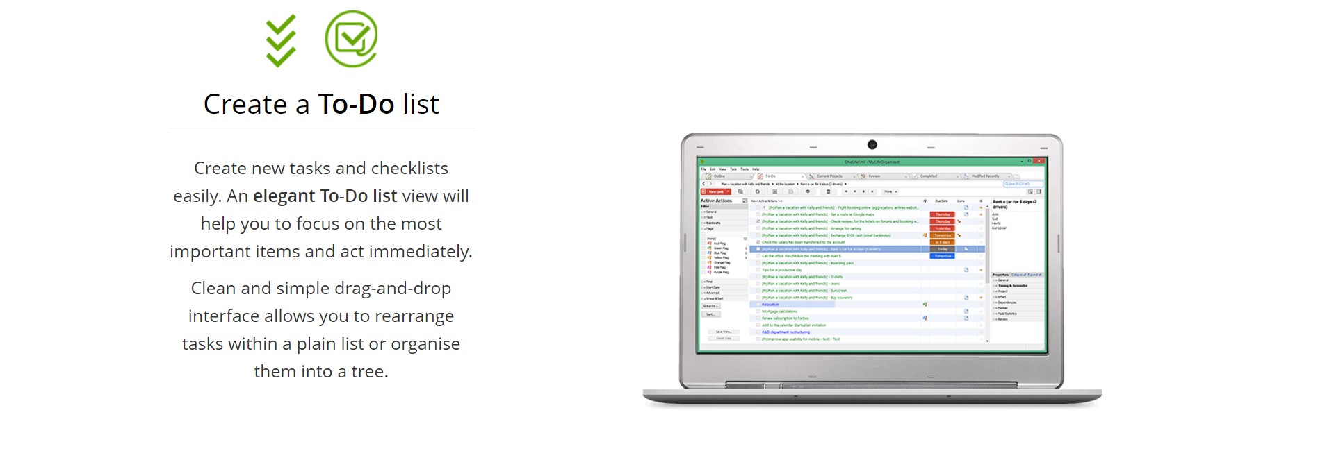 Скриншот 5 программы MyLifeOrganized
