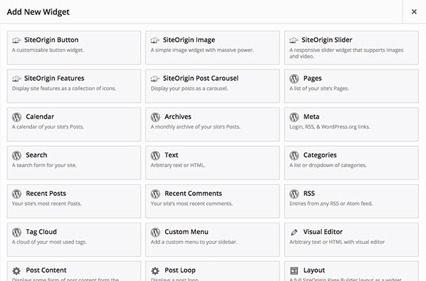 Скриншот 3 программы SiteOrigin Page Builder