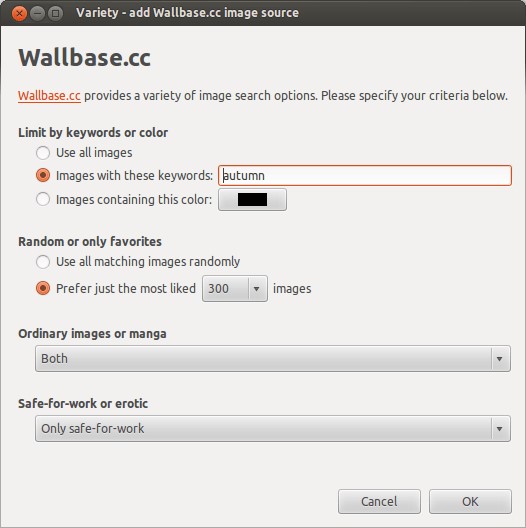 Скриншот 4 программы Variety Wallpaper Changer