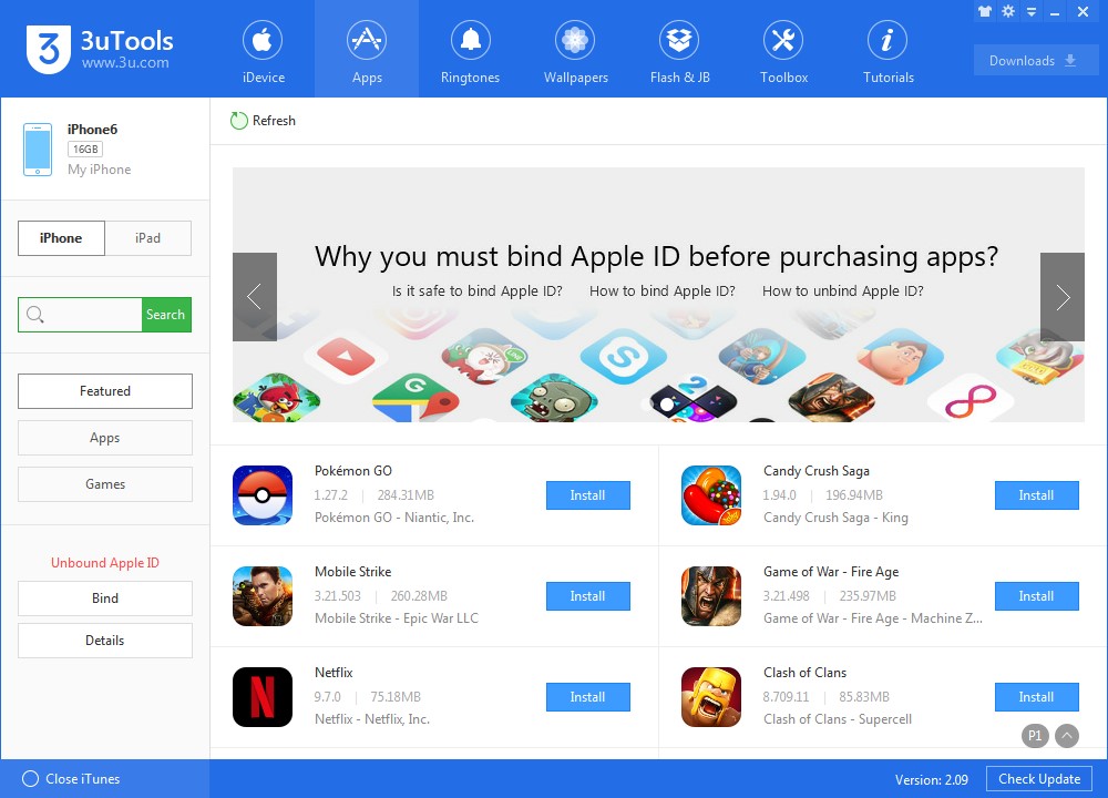 Скриншот 3 программы 3uTools