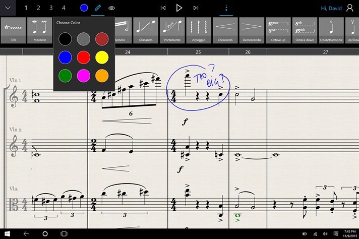 Скриншот 2 программы StaffPad