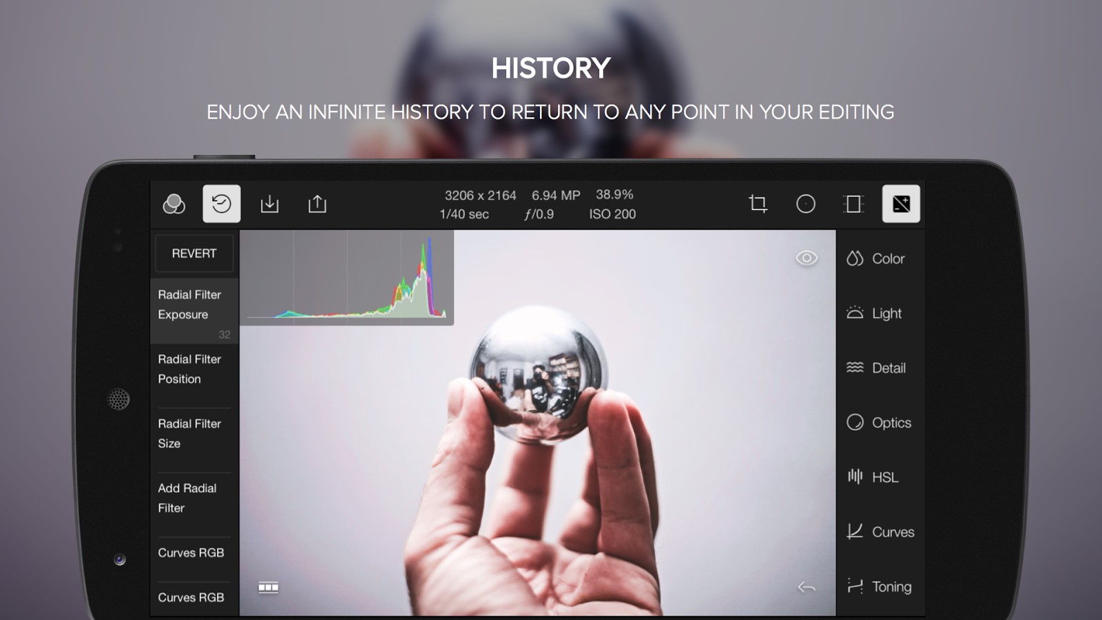 Скриншот 3 программы Polarr