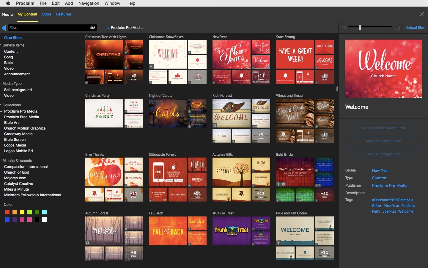 Скриншот 4 программы Faithlife Proclaim