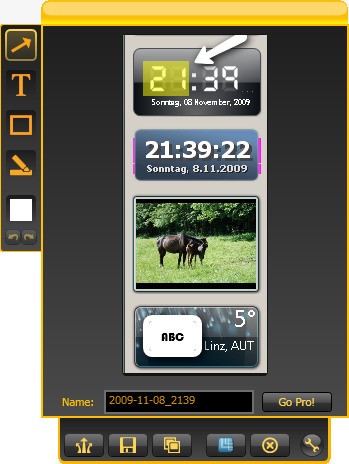 Скриншот 2 программы Jing