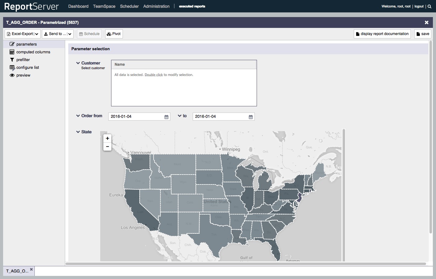 Скриншот 4 программы ReportServer
