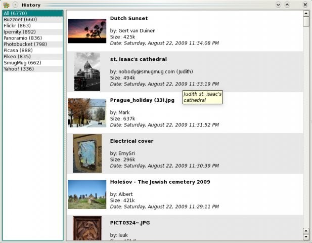 Скриншот 3 программы Wally