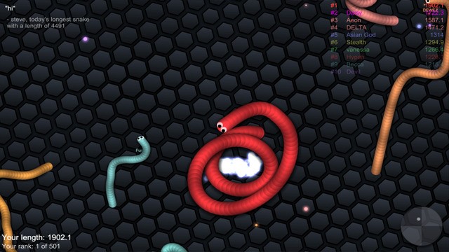 Скриншот 3 программы Slither.io