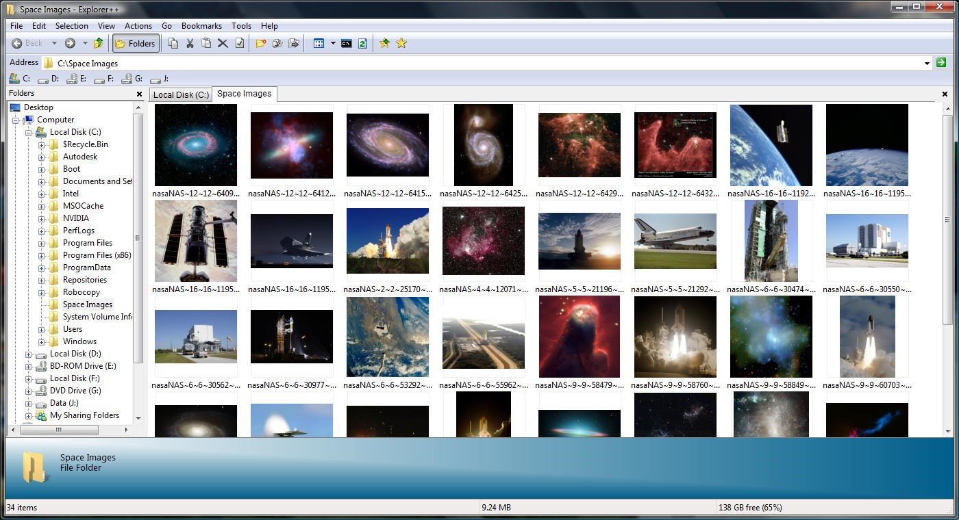 Скриншот 4 программы Explorer++