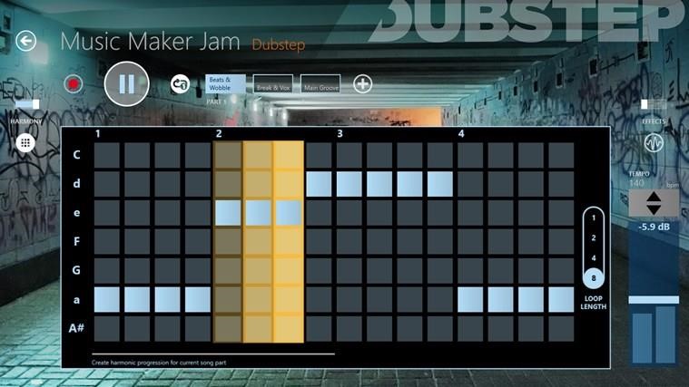 Скриншот 4 программы MAGIX Music Maker Jam