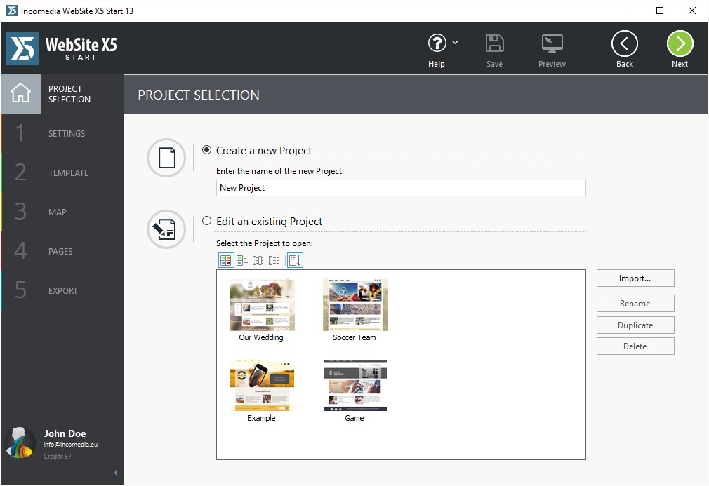 Скриншот 3 программы Website X5