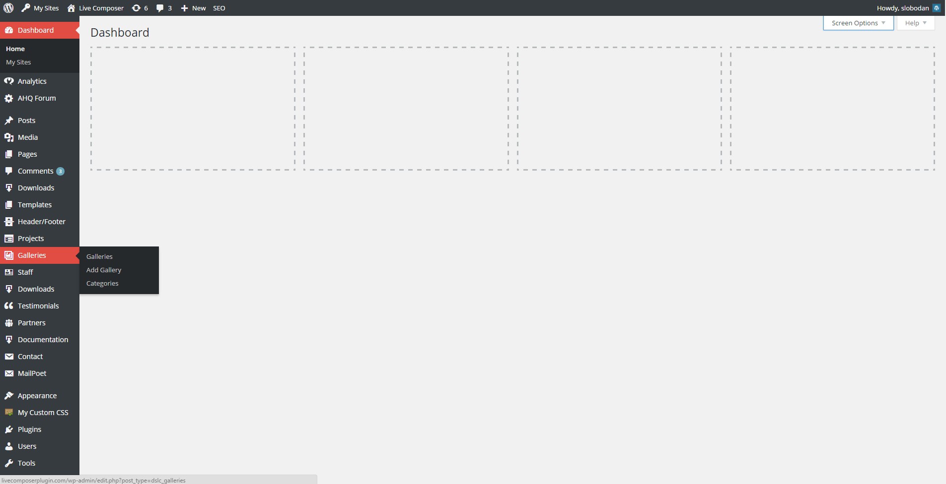 Скриншот 1 программы Live Composer