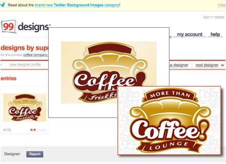 Скриншот 2 программы 99 Designs