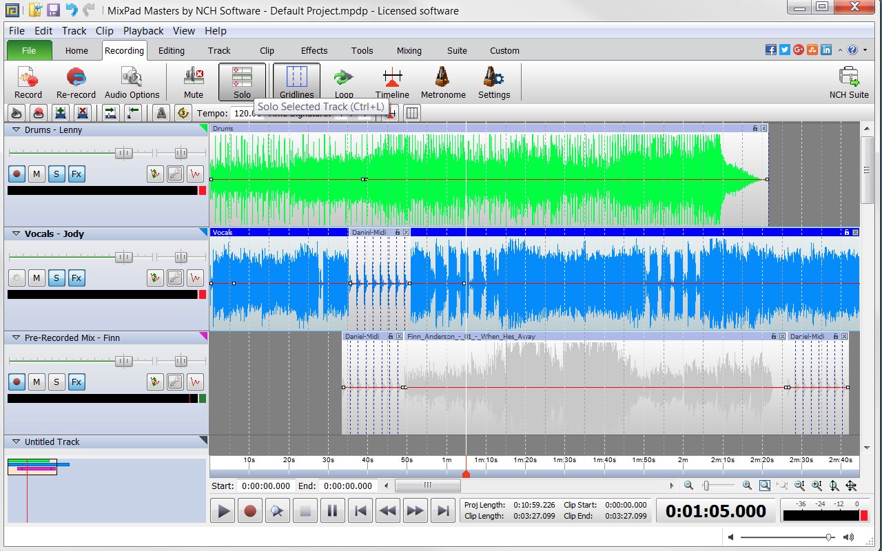 Скриншот 6 программы MixPad