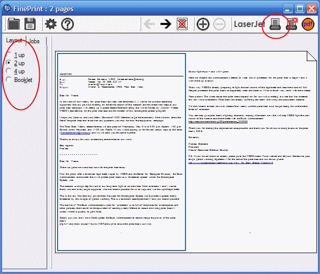 Скриншот 2 программы FinePrint