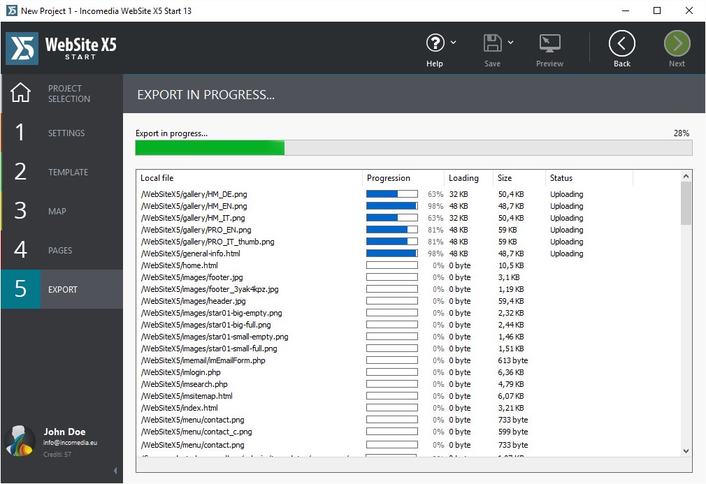 Скриншот 4 программы Website X5