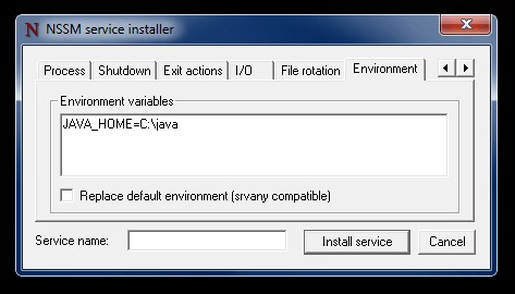 Скриншот 6 программы NSSM - The Non-Sucking Service Manager