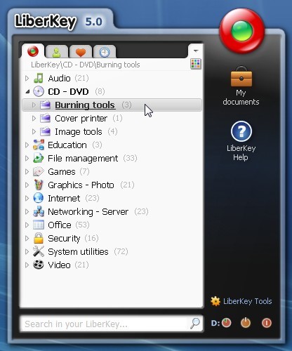Скриншот 3 программы LiberKey