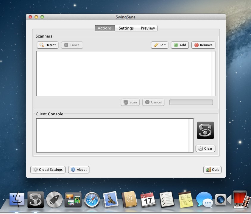 Скриншот 3 программы SwingSane