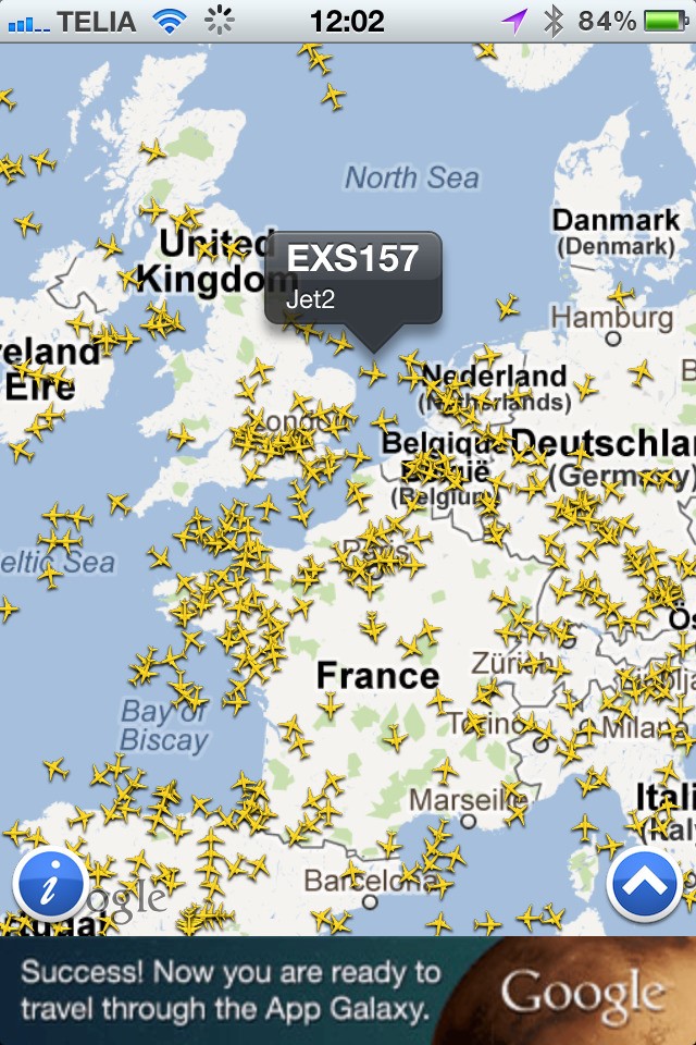 Скриншот 3 программы FlightRadar24