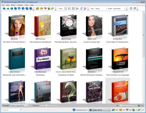 Скриншот 6 программы Alfa eBooks Manager