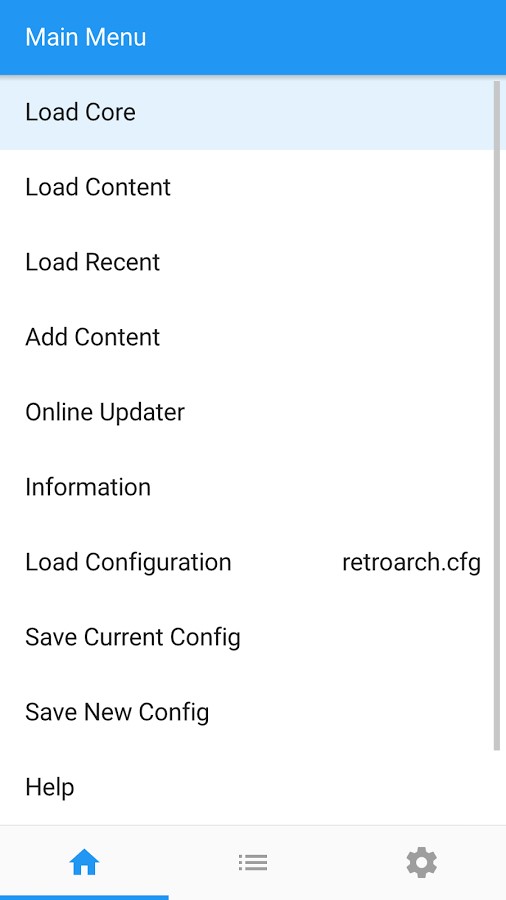 Скриншот 3 программы RetroArch