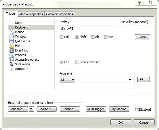 Скриншот 3 программы Quick Macros