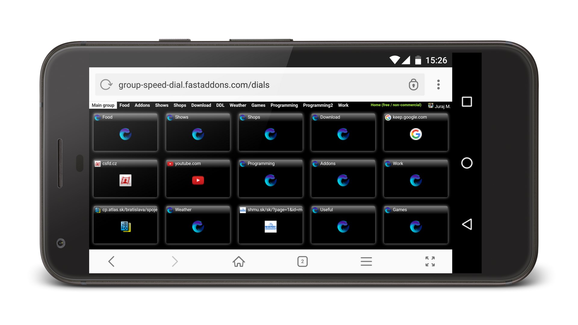 Скриншот 3 программы Group Speed Dial
