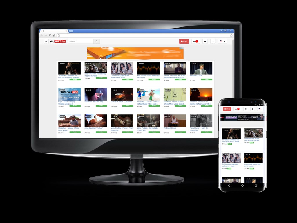 Скриншот 3 программы YouPHPTube