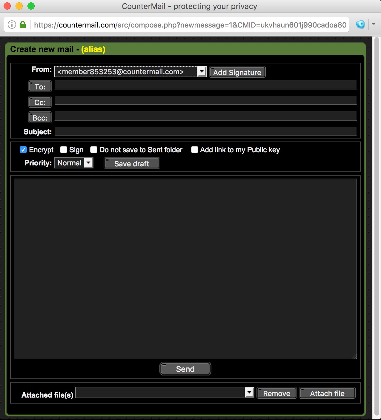 Скриншот 3 программы CounterMail