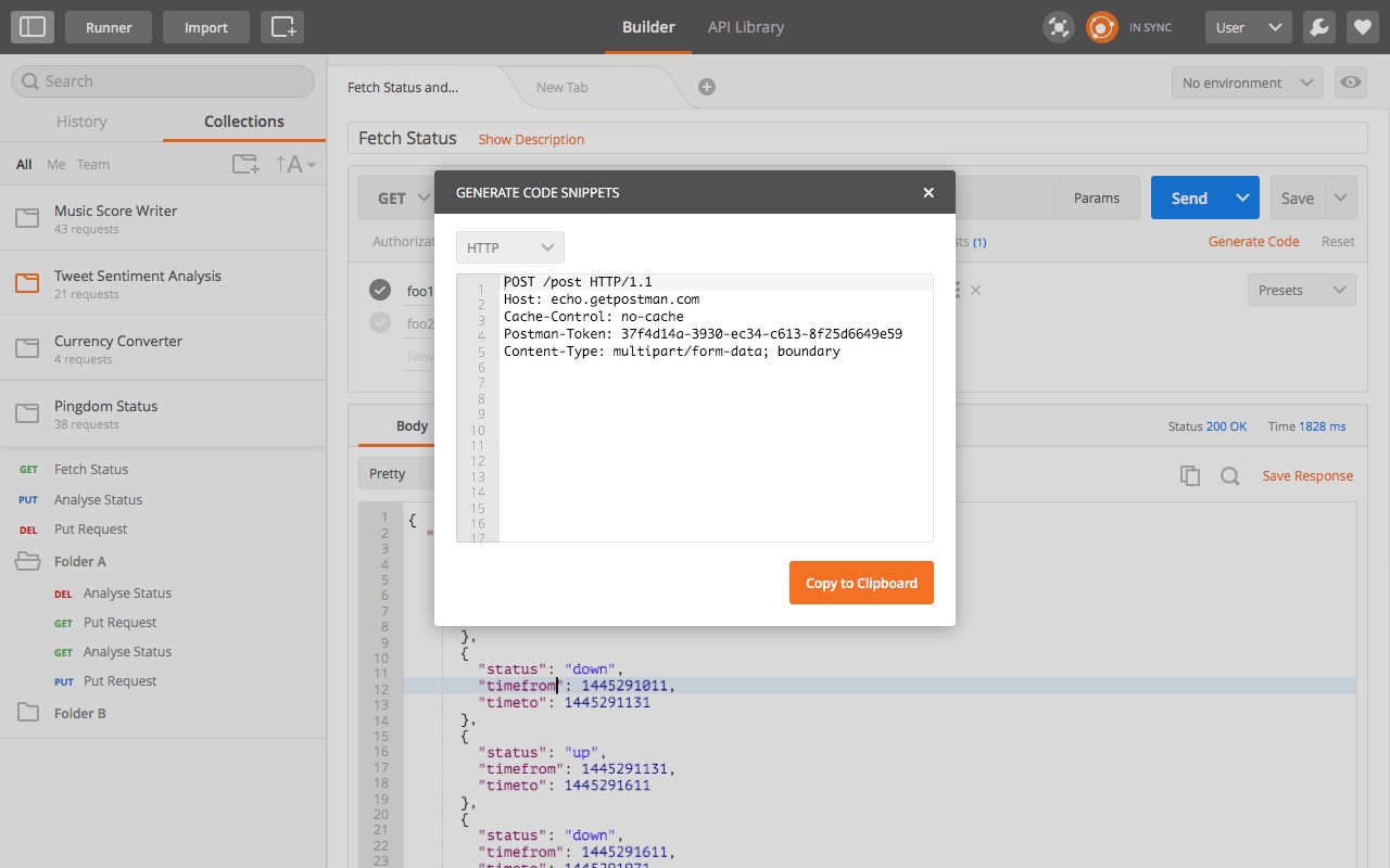 Скриншот 4 программы Postman