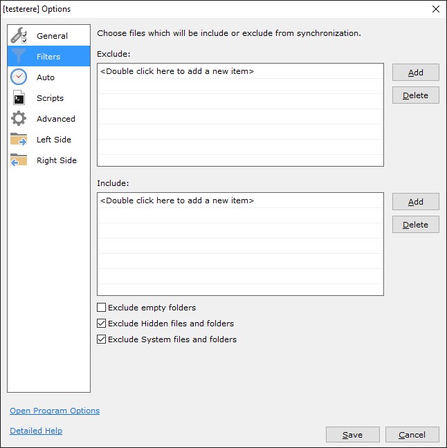 Скриншот 4 программы GoodSync