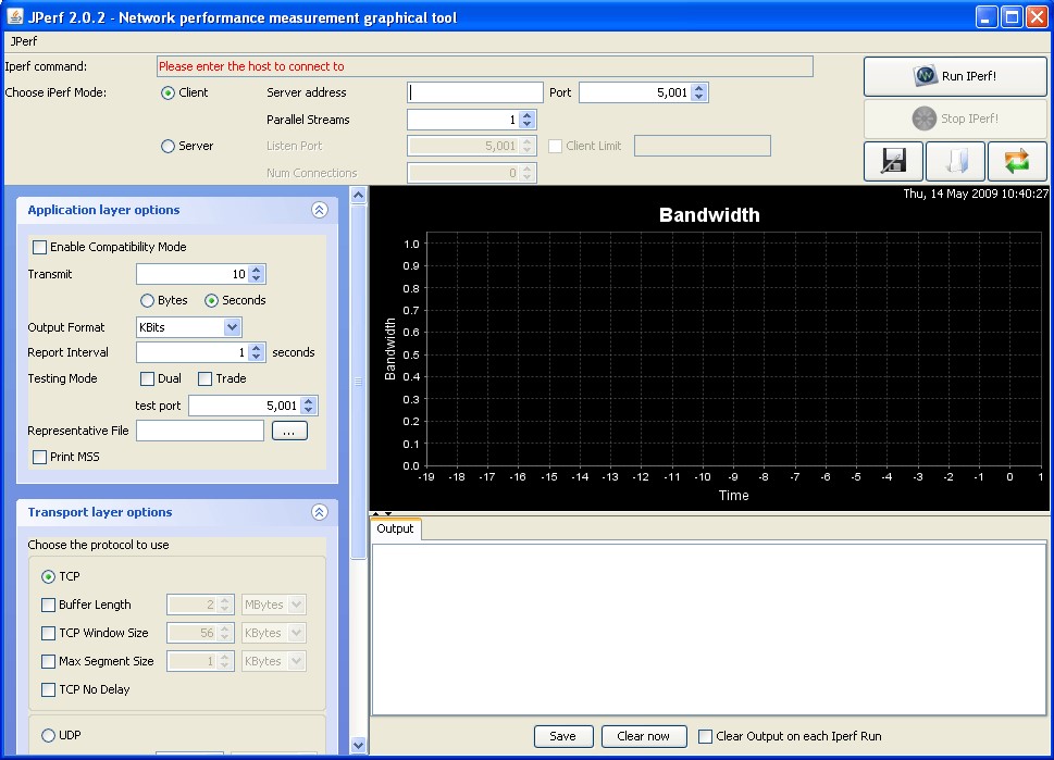 Скриншот 3 программы JPerf