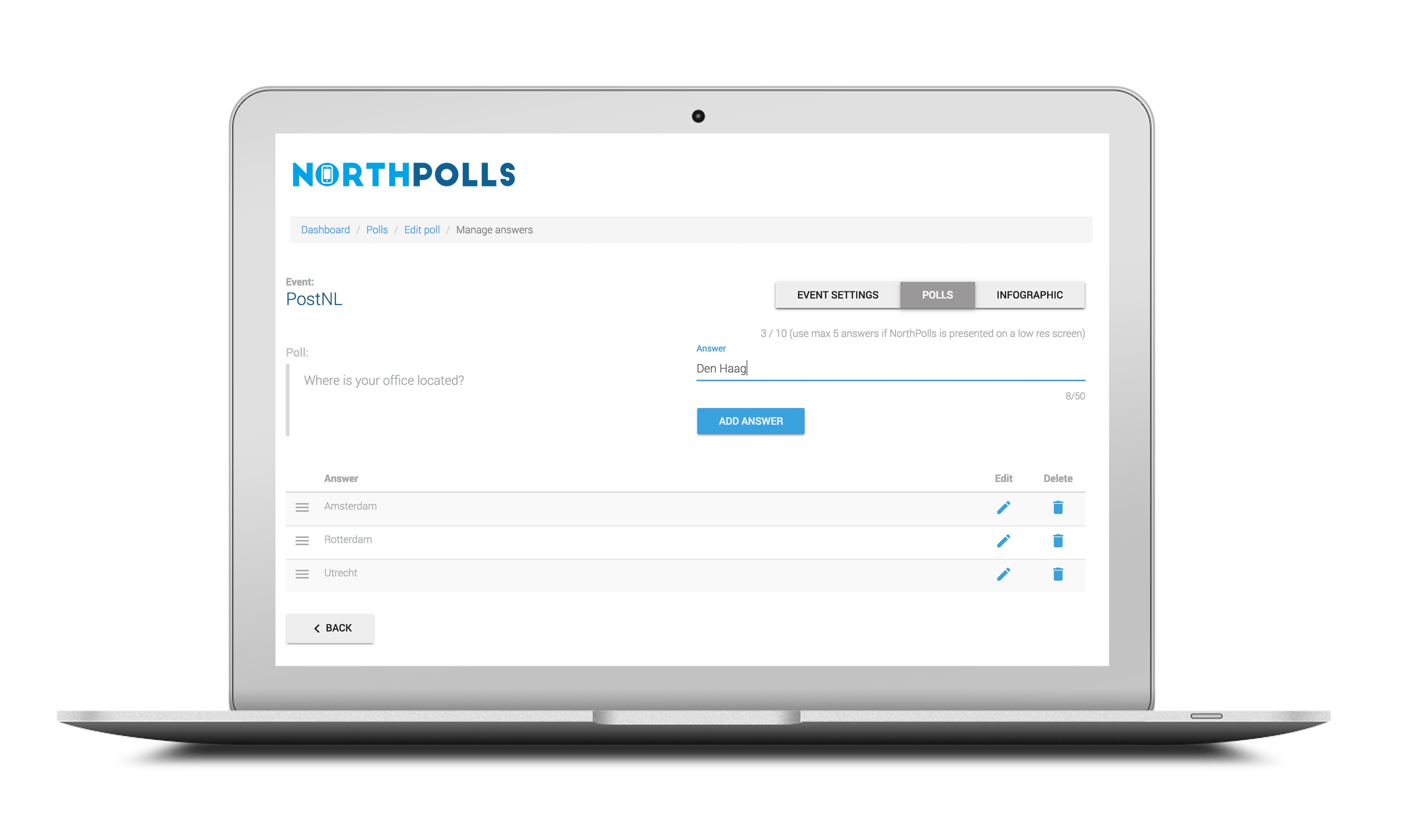 Скриншот 2 программы NorthPolls