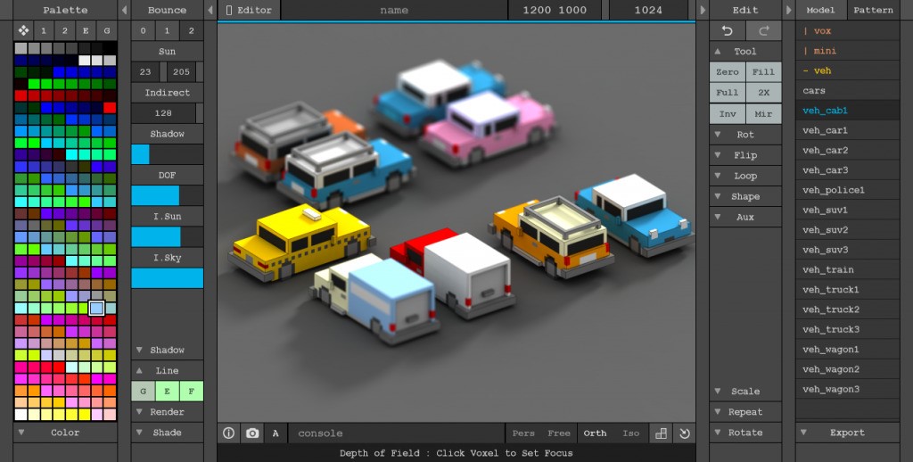 magicavoxel import multiple ongs