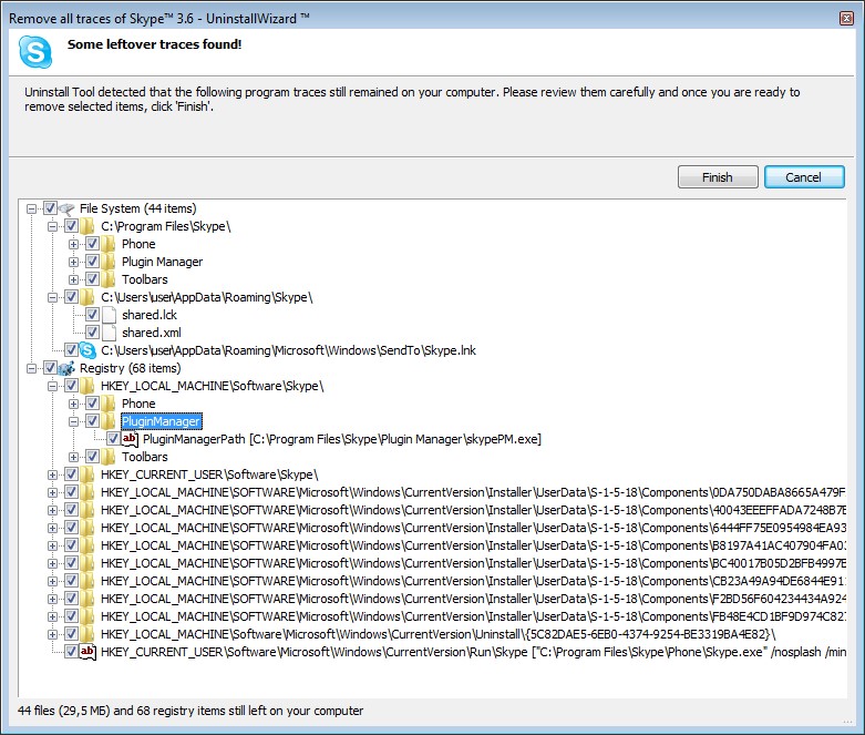 Скриншот 2 программы Uninstall Tool